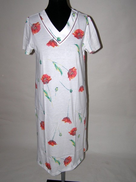 Dámská bavlněná noční košile Marisa Odex bílá 44