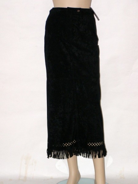 Černá dlouhá úzká sukně 022500 Izabela 36