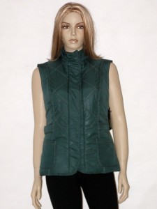 Zelená prošívaná vesta... Andrea Martiny
