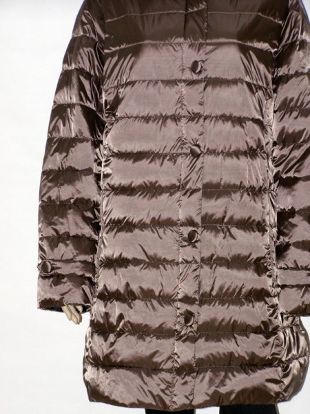 Bronzově hnědá oboustranná zimní bunda 7110 Veltex 48