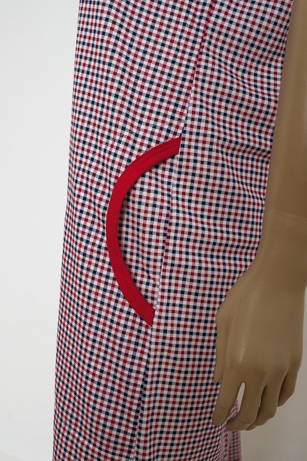 Červená kostičková noční košile s krátkým rukávem Milena Spoltex XL, XXL