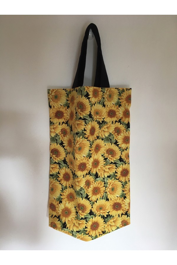 Žlutá bavlněná taška slunečnice 34 x 47 cm