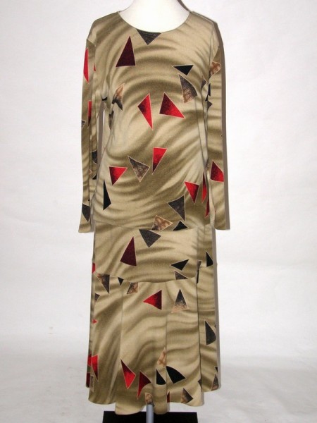 Dámské dvoudílné šaty s dlouhým rukávem 5629 Sabatti 48