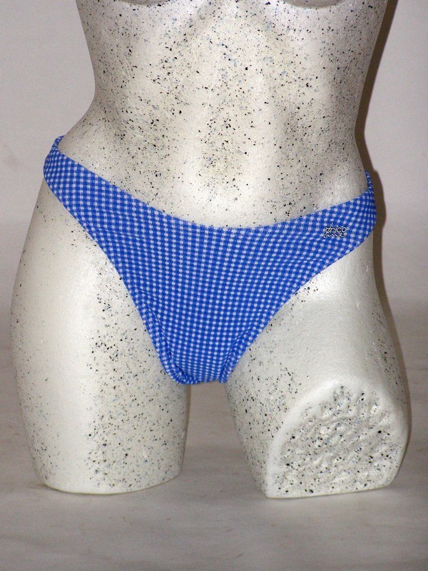 Dámské plavky string kalhotky modré 4004-7034 Trico line S, M