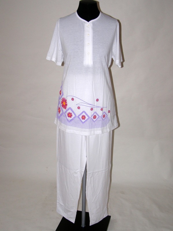 Pyžamo dámské s krátkým rukávem 7013 Prako S