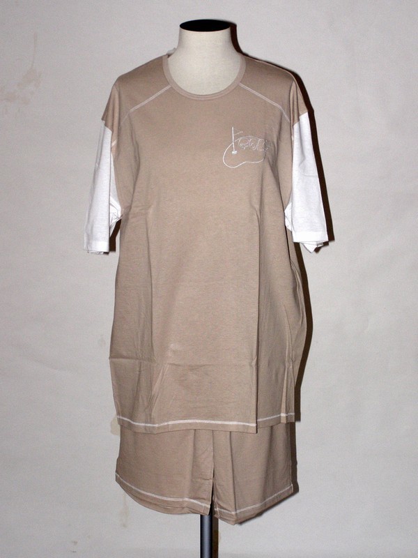 Bavlněné pánské pyžamo s krátkým rukávem 224 Prako M