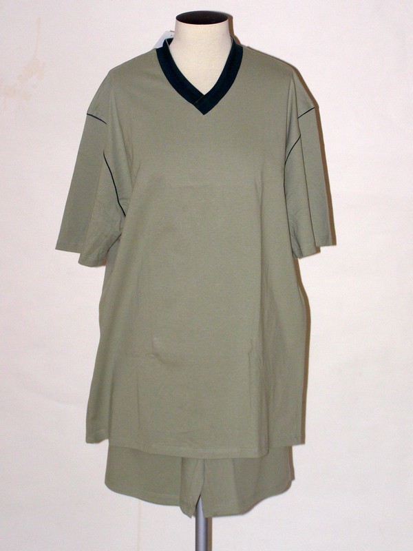 Pánské bavlněné pyžamo s krátkým rukávem 264 Prako M, XXL
