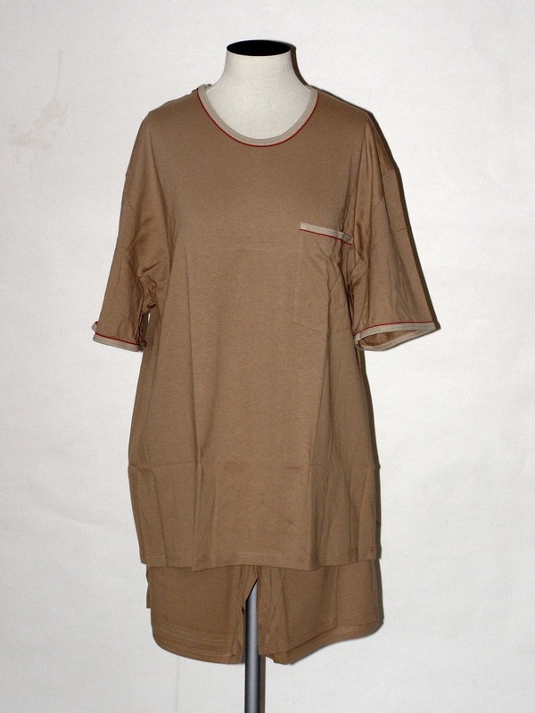Pánské bavlněné pyžamo s krátkým rukávem 620 Prako L