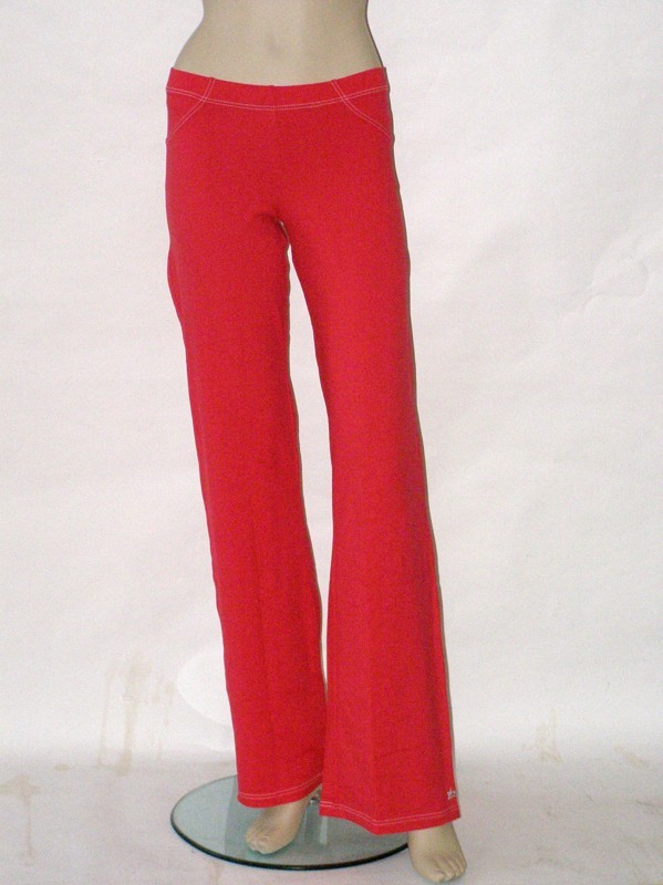 Sportovní elastické dlouhé kalhoty červené 509 Trico line S
