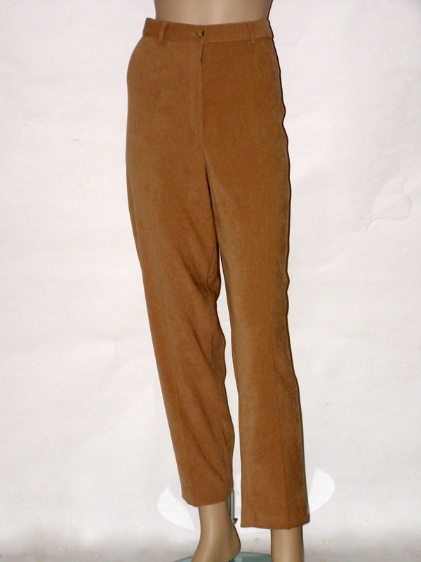 Béžové klasické úzké kalhoty 8206 Izabela 40, 42