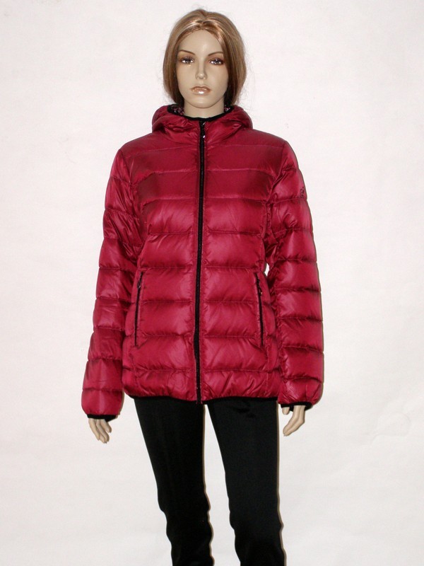 Péřová oboustranná zimní bunda s kapucí 7506 Veltex 40