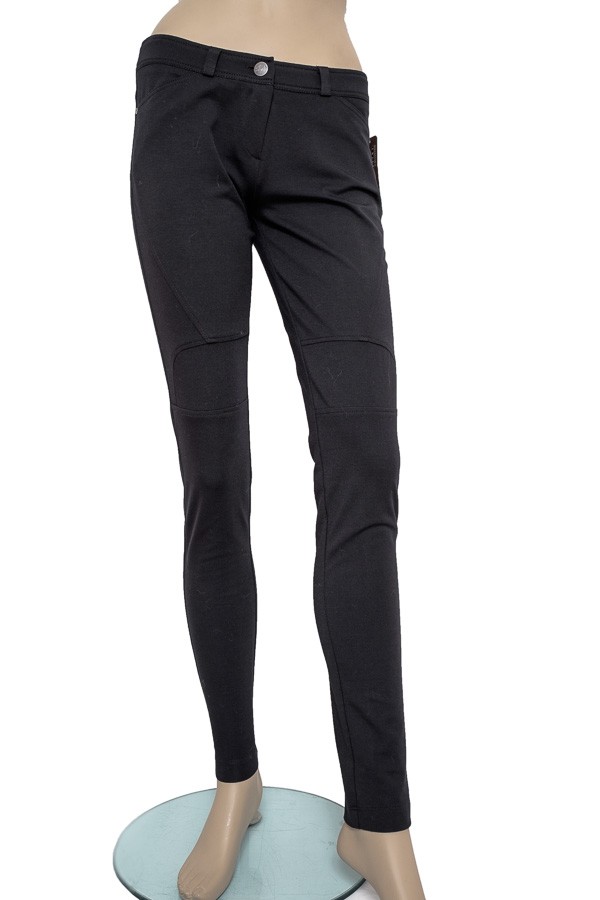 Černé úzké elastické kalhoty na tělo 1416 Andrea Martiny 38, 40, 42, 44