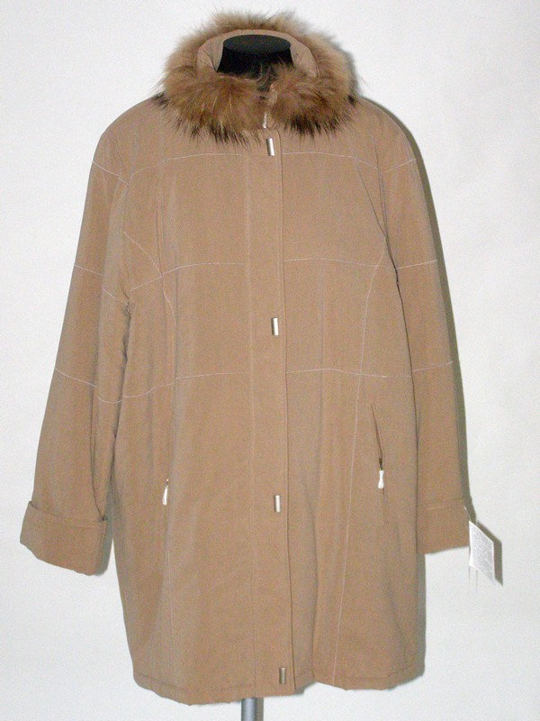 Zimní delší dámská bunda se stojáčkem 1181 Veltex 54